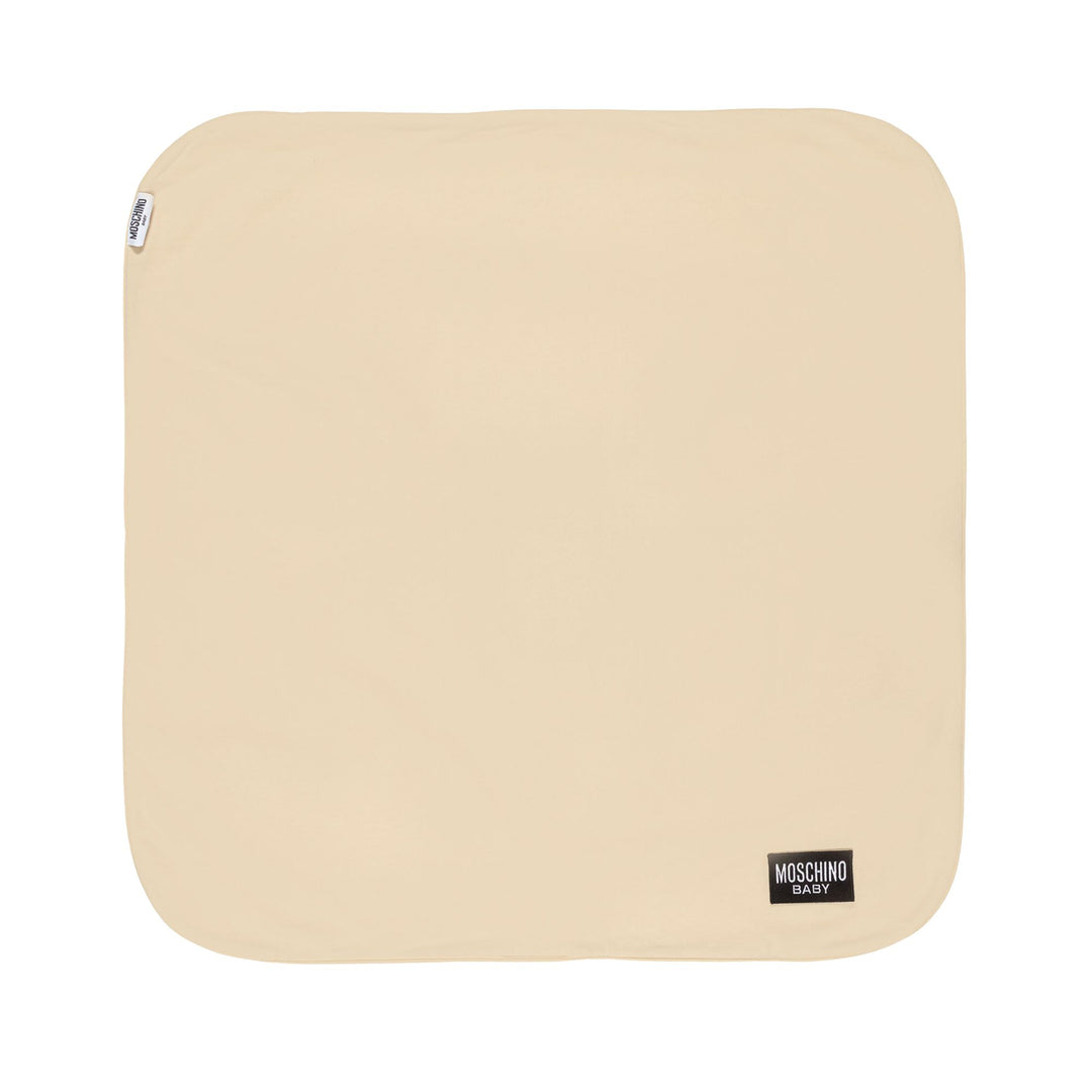 Moschino Baby Beige Blanket