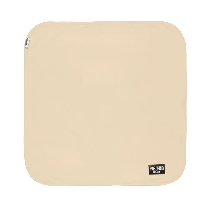 Moschino Baby Beige Blanket