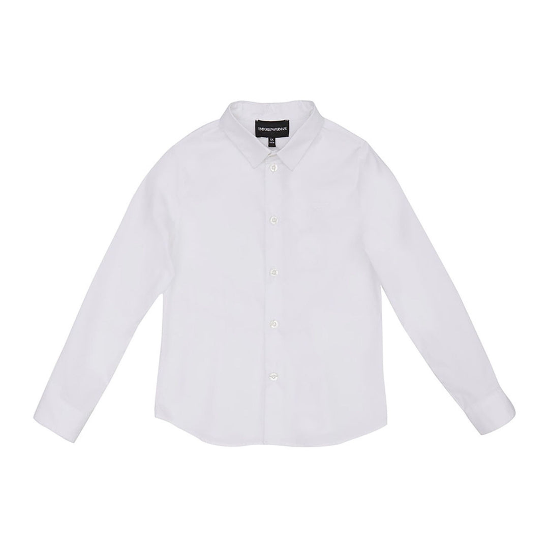 armani white dress shirt G Armani Mens White Dress Shirt Cotton Button-Down Size 15 32/33