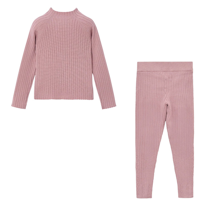 Mayoral Ribbed Pink Ensemble