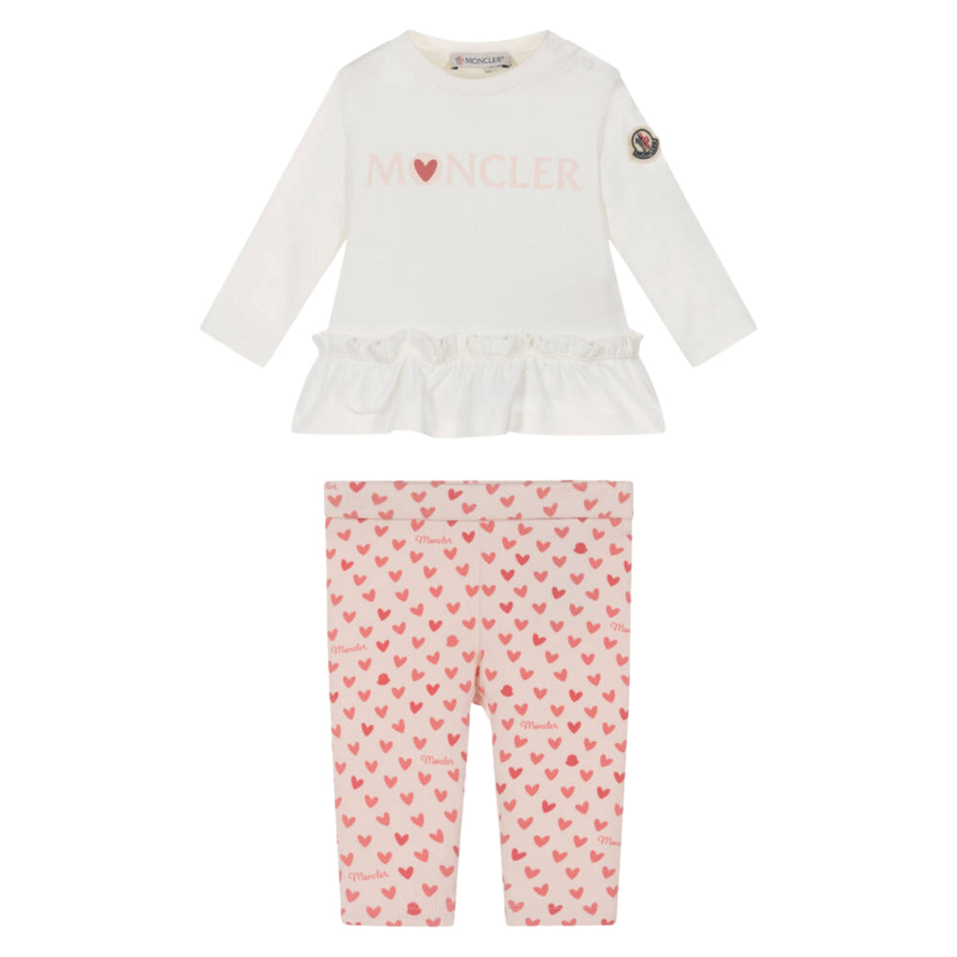 Moncler Baby Girls Hearts Ensemble