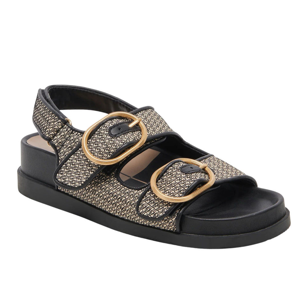 Dolce Vita Womens Starla Black Sandals
