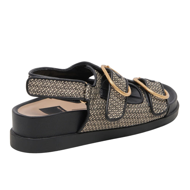 Dolce Vita Womens Starla Black Sandals