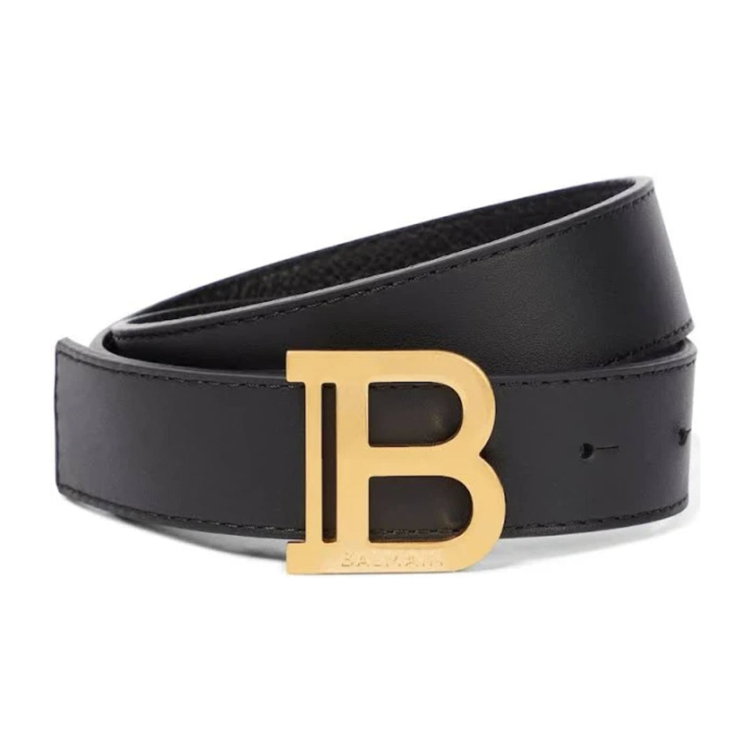 Balmain Black & Gold Belt