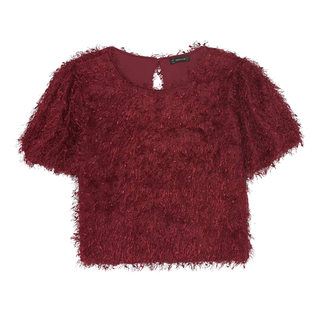 Mayoral Red Fringe Top