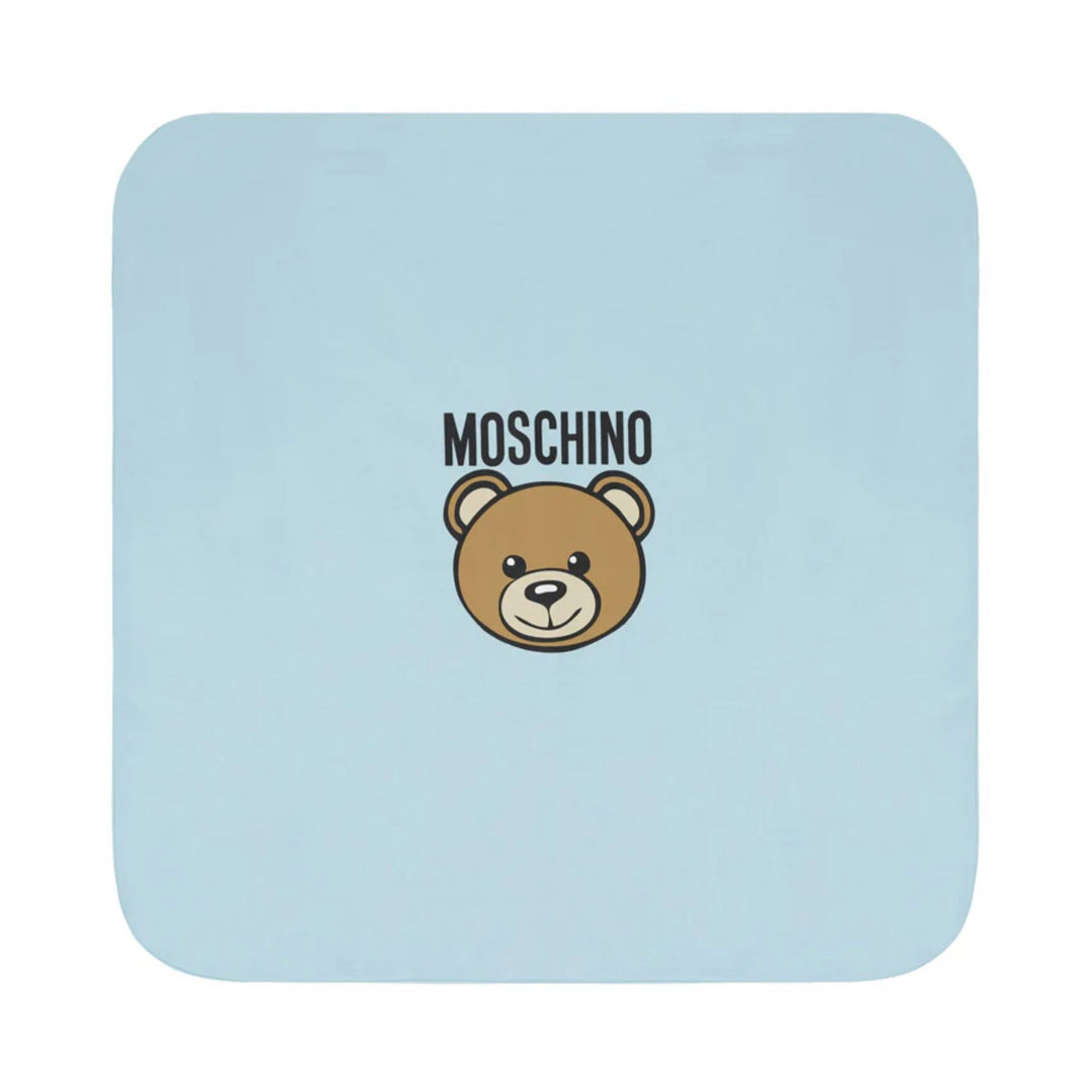 Moschino Baby Boys Blue Blanket