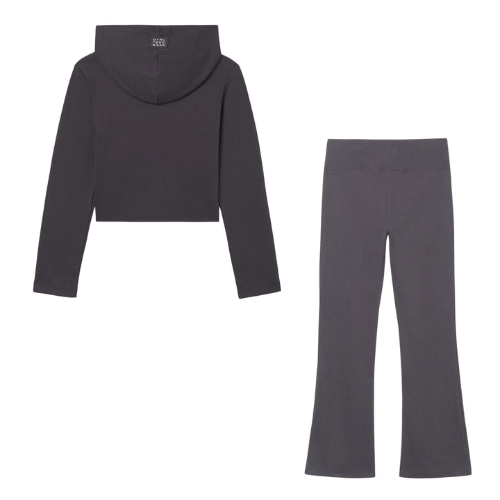 Mayoral Charcoal Ribbed Tracksuit