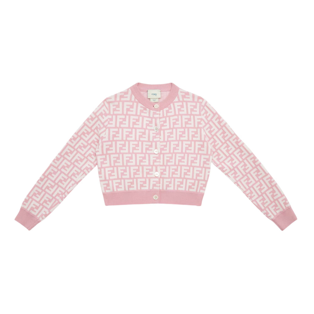 Fendi Pink FF Cardigan