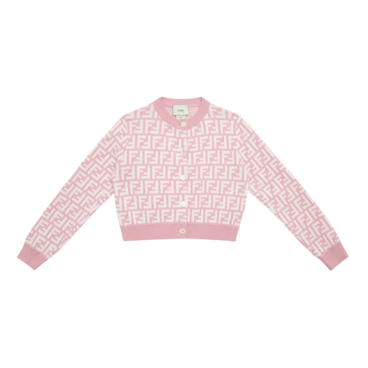 Fendi Pink FF Cardigan