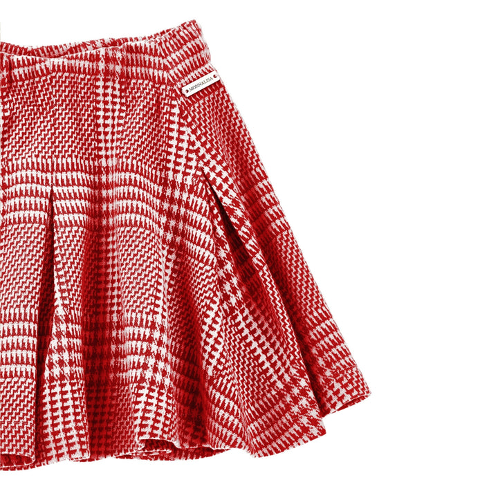 Monnalisa Red Houndstooth Ensemble