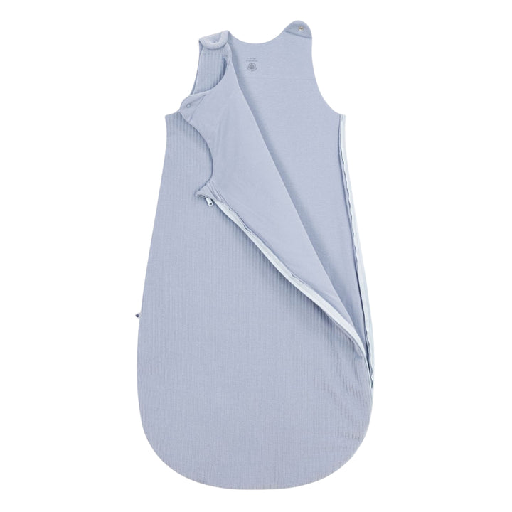 Petit Bateau Baby Boys Blue Velvet Sleeping Bag