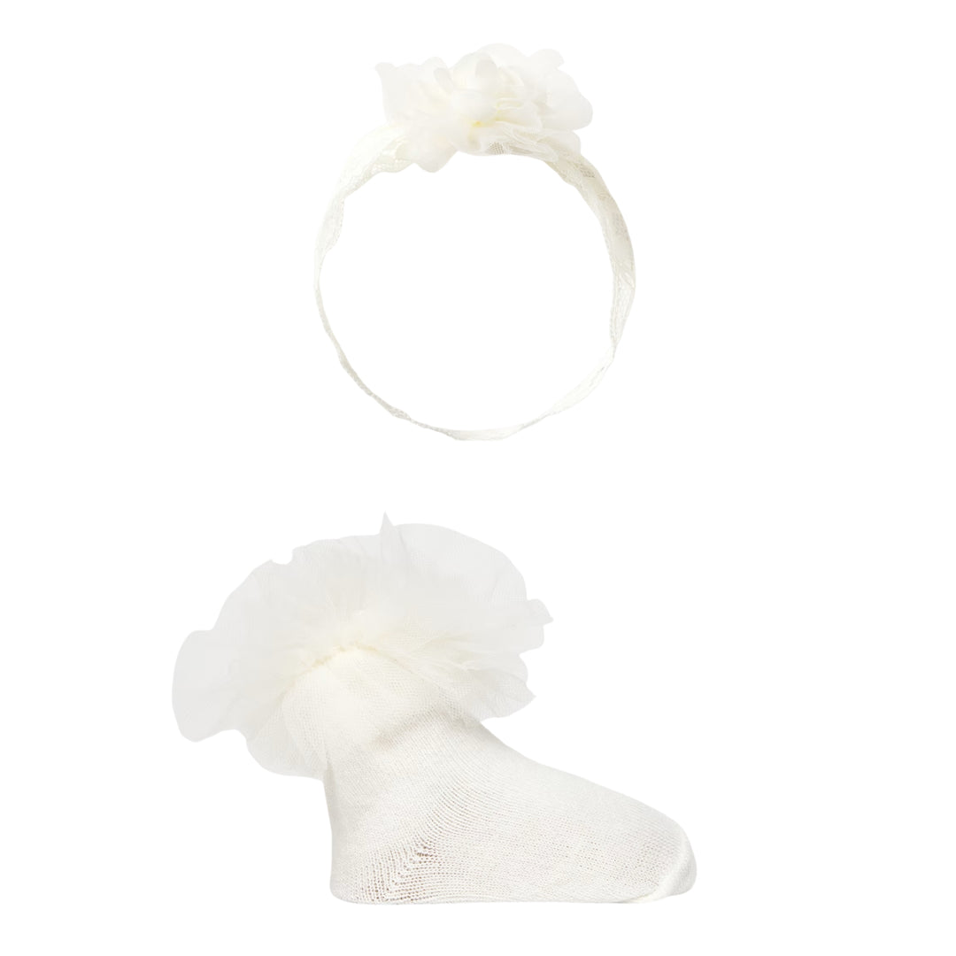Mayoral Baby Girls Sock & Headband Set