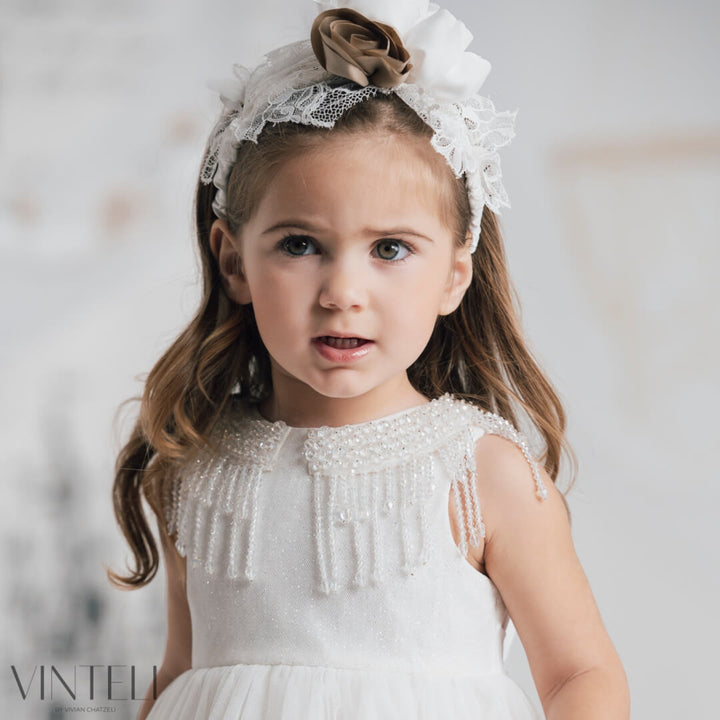 Vinteli Baby Girls Baptismal 6405 Dress