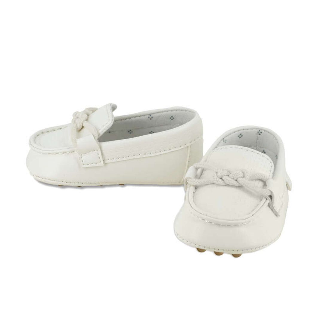 Mayoral Baby Boys White Moccasins