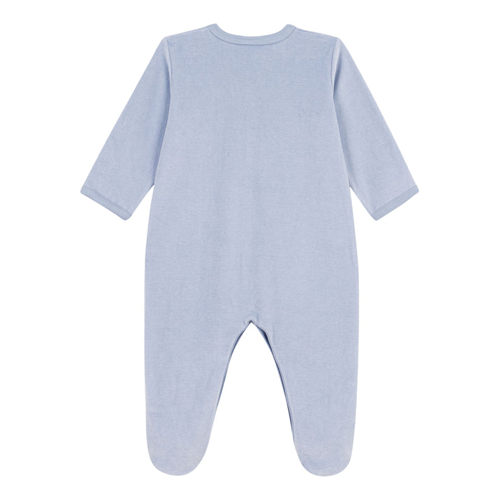 Petit Bateau Baby Boys Blue Je T'aime Pyjama