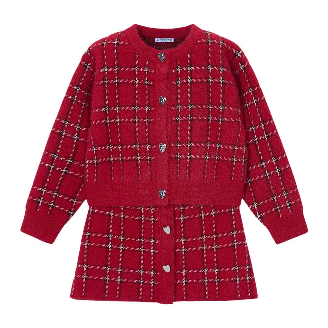Mayoral Red Plaid Ensemble
