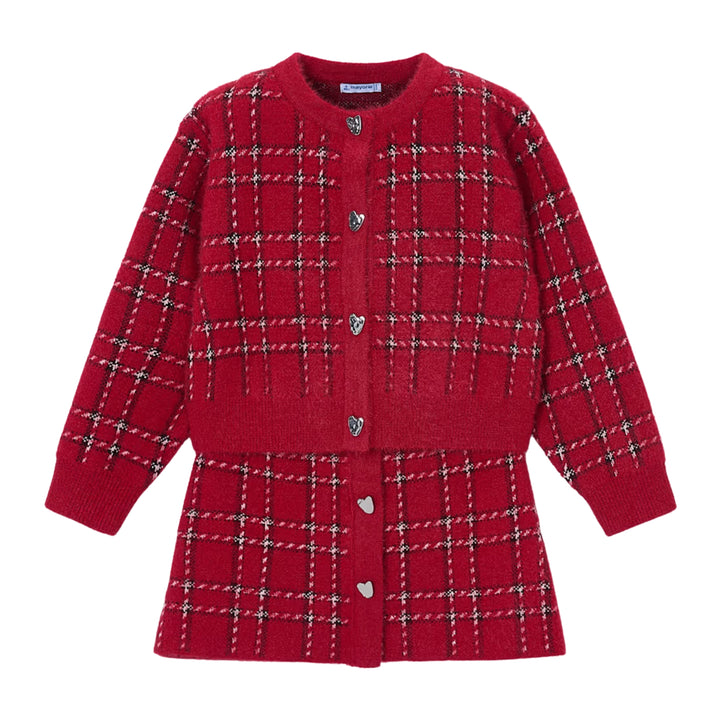 Mayoral Red Plaid Ensemble