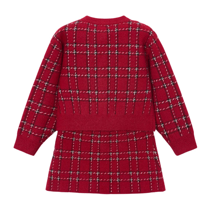Mayoral Red Plaid Ensemble