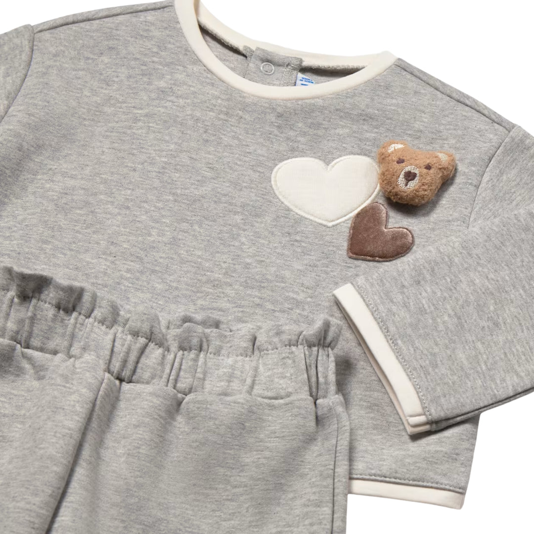 Mayoral Baby Girls Grey Ensemble