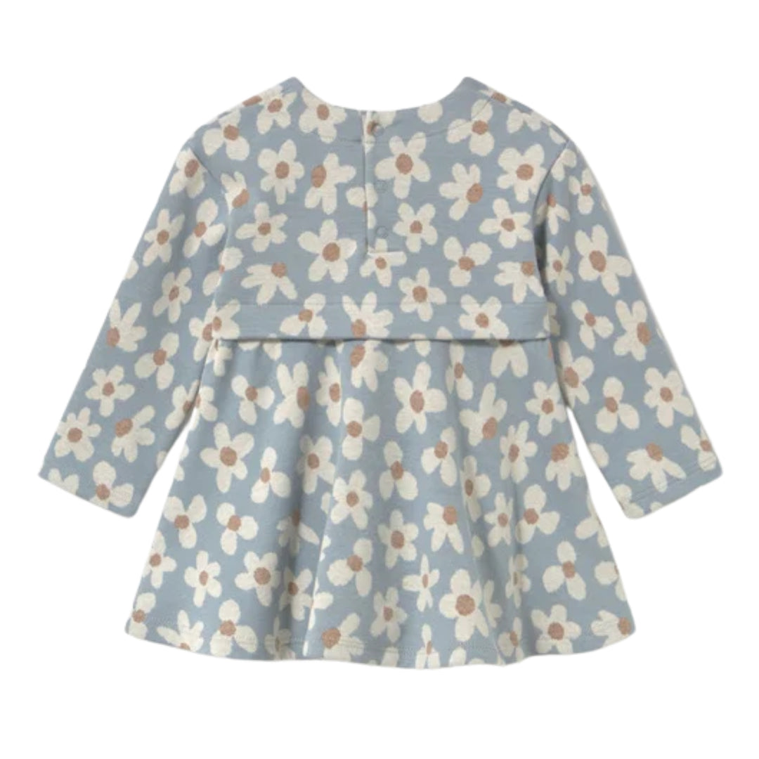 Mayoral Baby Girls Floral Blue Dress