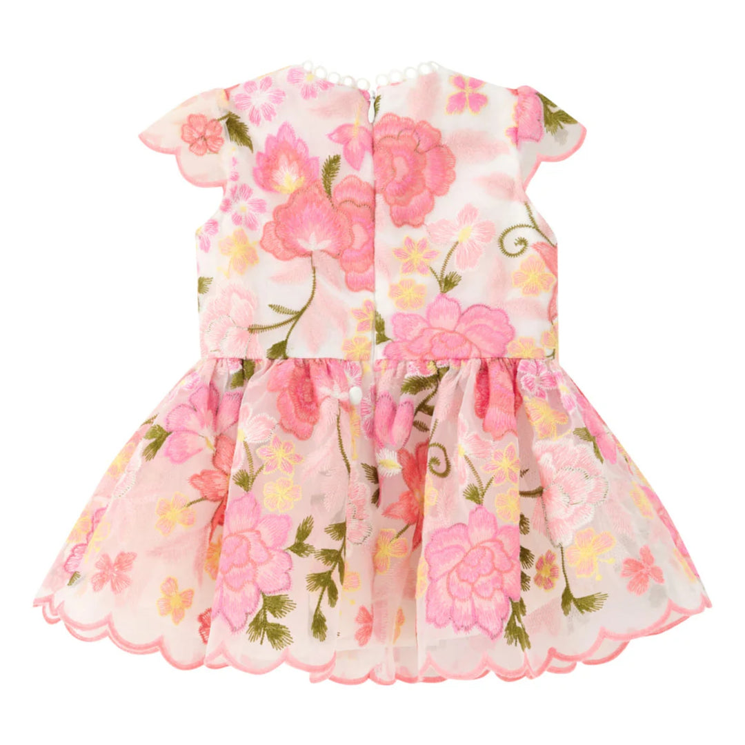 Marlo Baby Girls Avery Embroidered Mini Dress