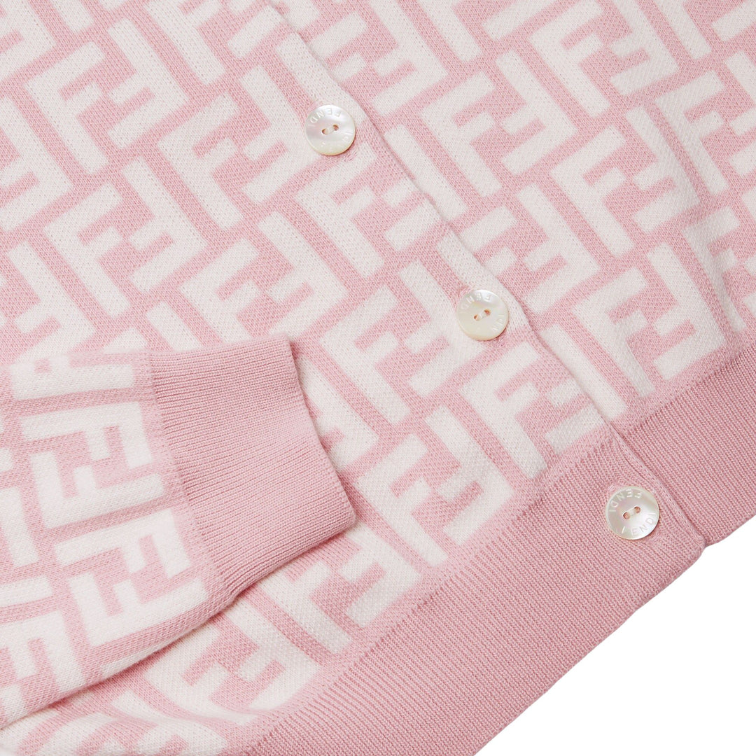 Fendi Pink FF Cardigan