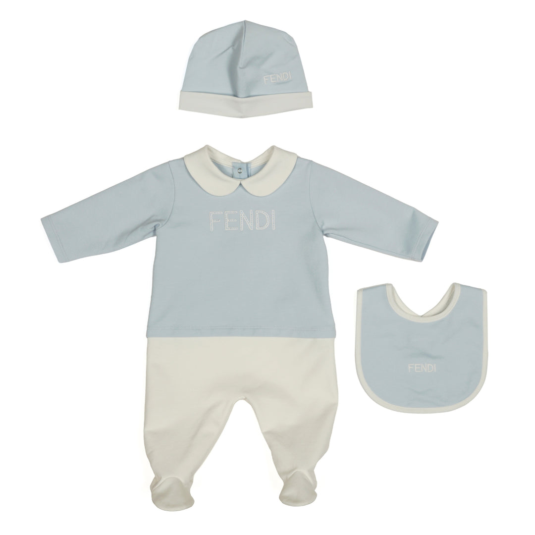 Fendi Baby Boys Blue Pyjama Set