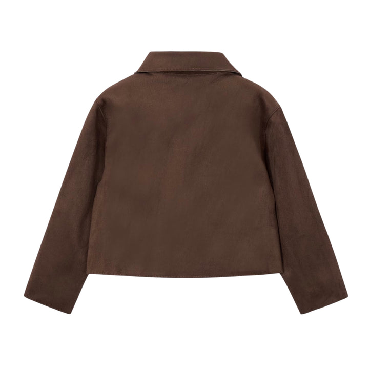 Mayoral Brown Suede Jacket