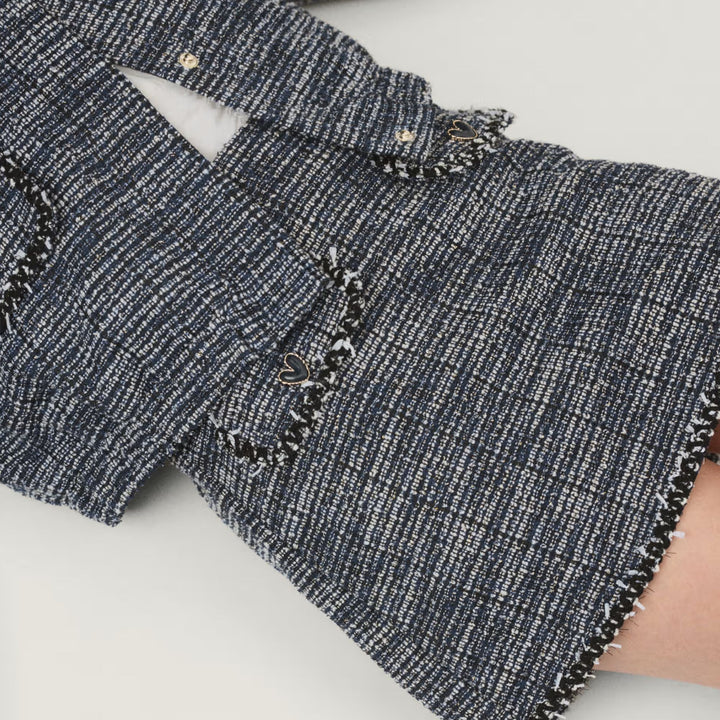 Mayoral Navy Tweed Skort