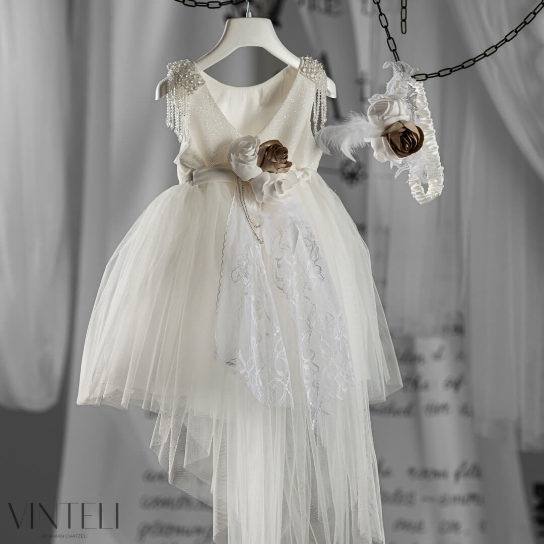 Vinteli Baby Girls Baptismal 6405 Dress