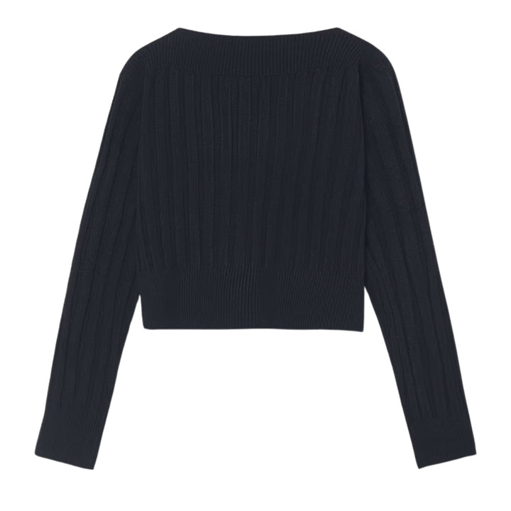 Mayoral Navy Ribbed Top