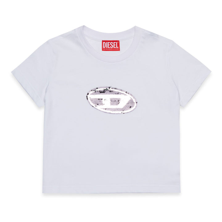 Diesel Sequin White T-Shirt