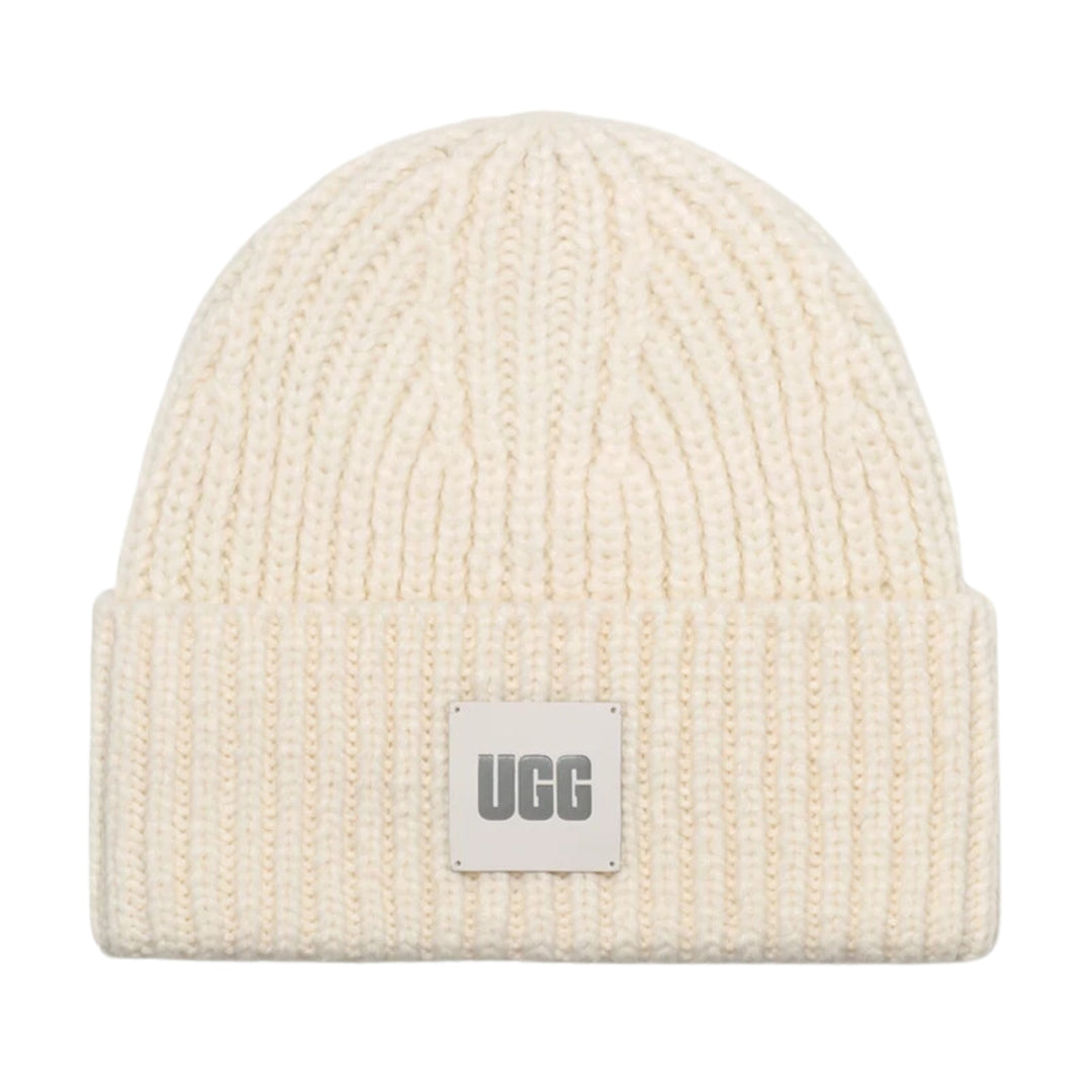 UGG Womens Chunky Rib Beanie Nimbus