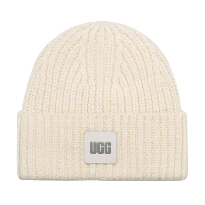 UGG Womens Chunky Rib Beanie Nimbus