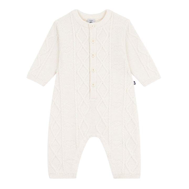 Petit Bateau Baby Cable Knit Pyjama