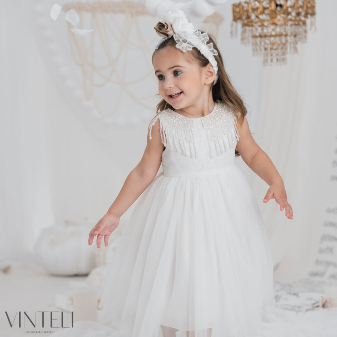 Vinteli Baby Girls Baptismal 6405 Dress