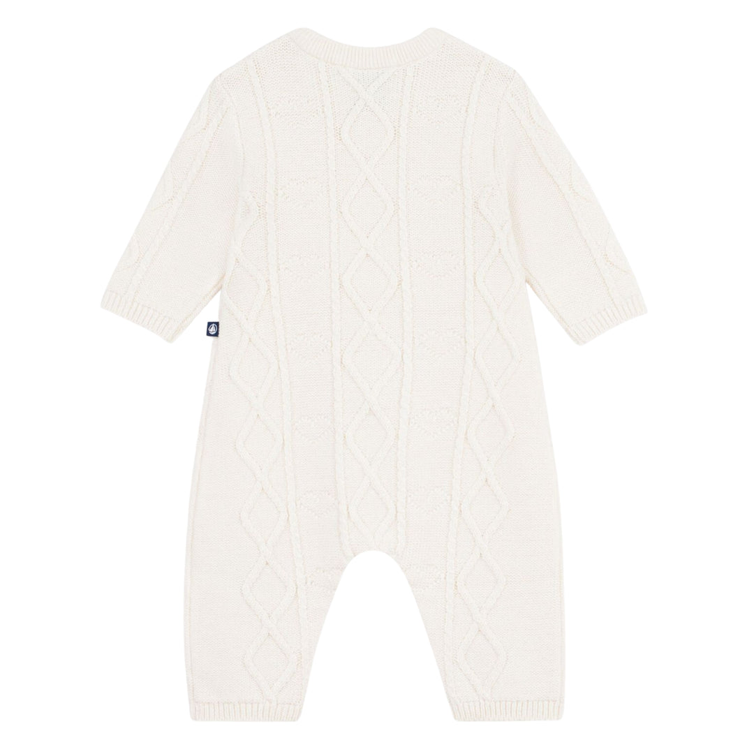 Petit Bateau Baby Cable Knit Pyjama