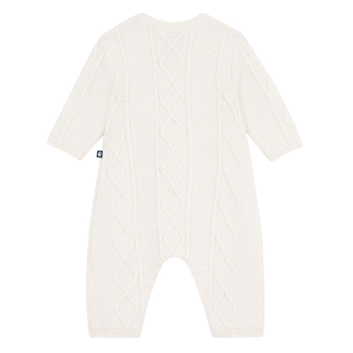 Petit Bateau Baby Cable Knit Pyjama