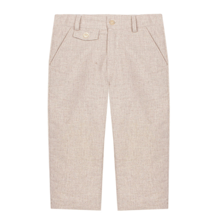 Patachou Baby Boys Beige Melange Pants
