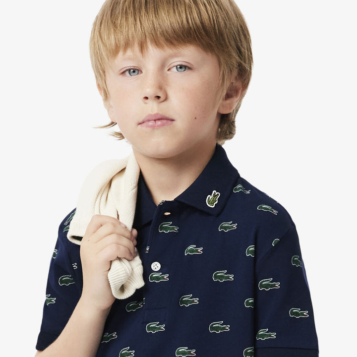 Lacoste Navy Croc Polo