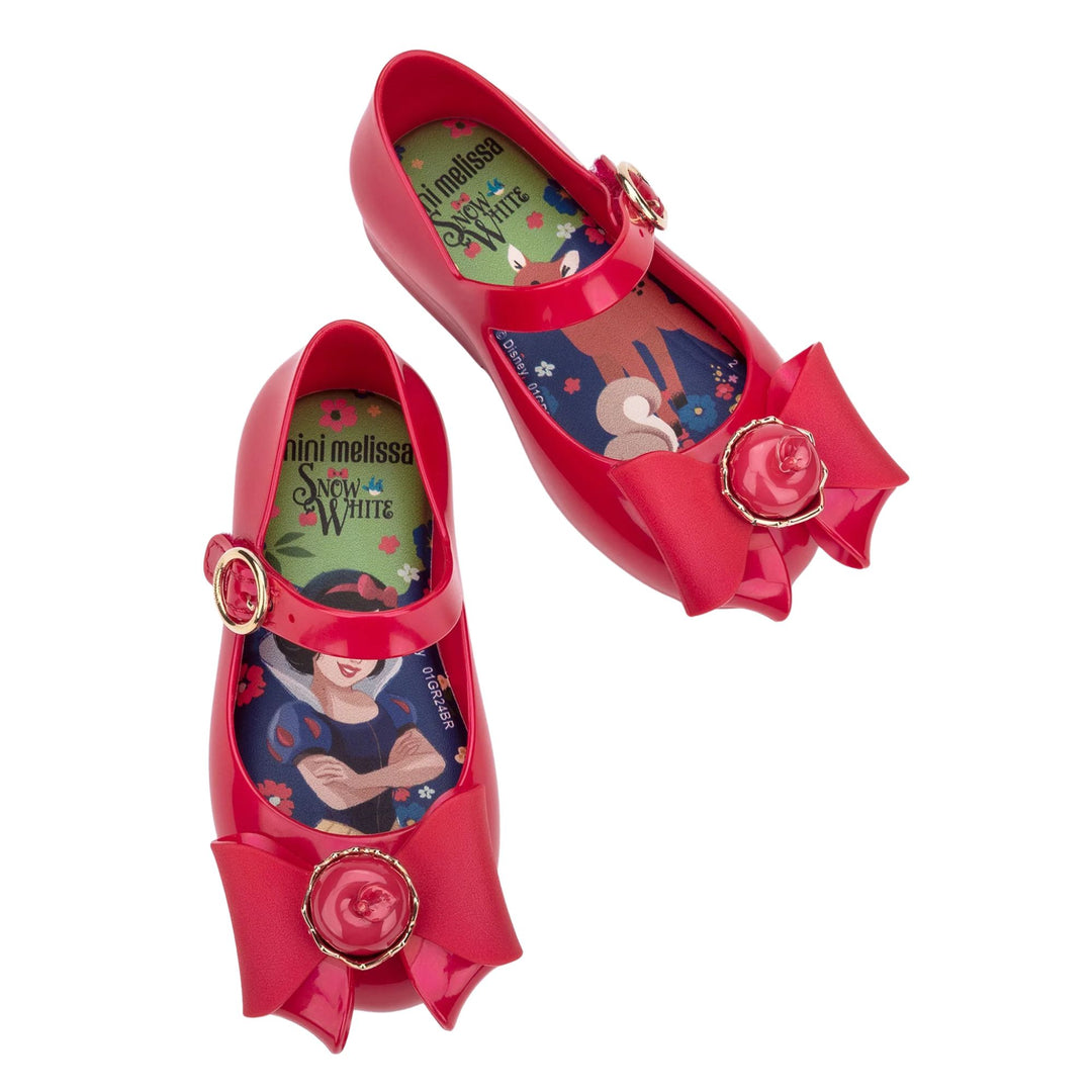 Mini Melissa Baby Girls Sweet Love + Snow White Red