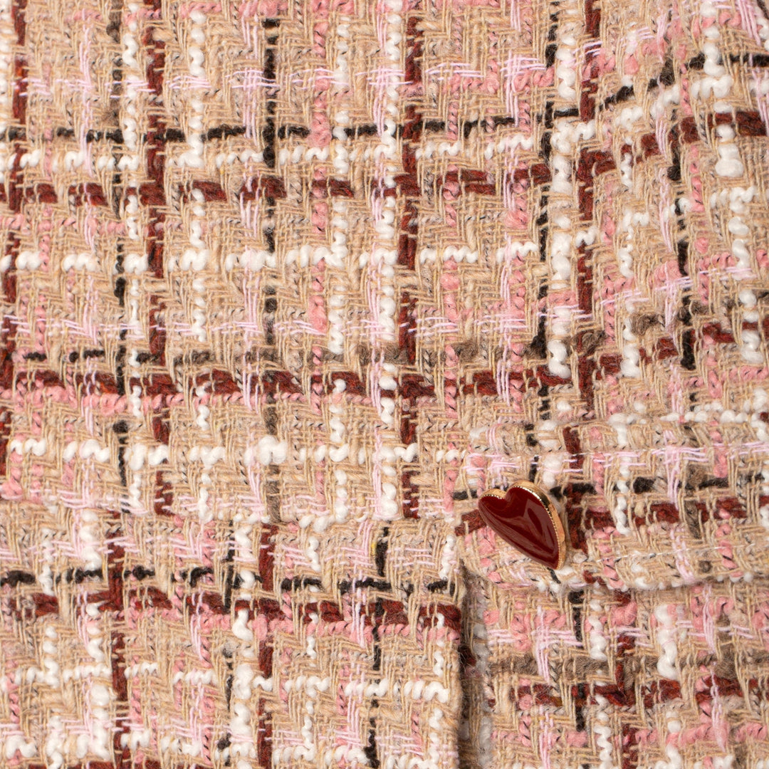 Patachou Blush Tweed Dress