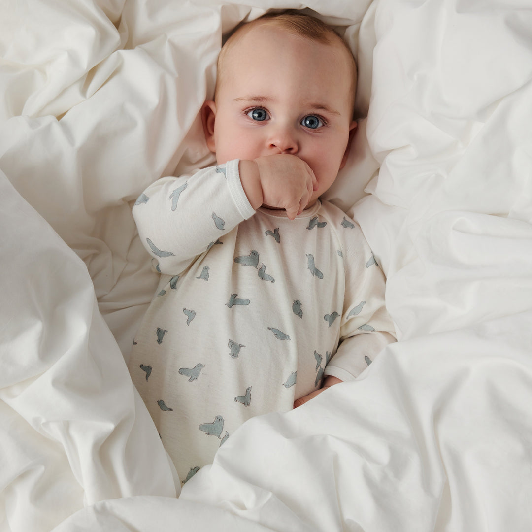 Petit Bateau Baby Boys Seal Pyjama