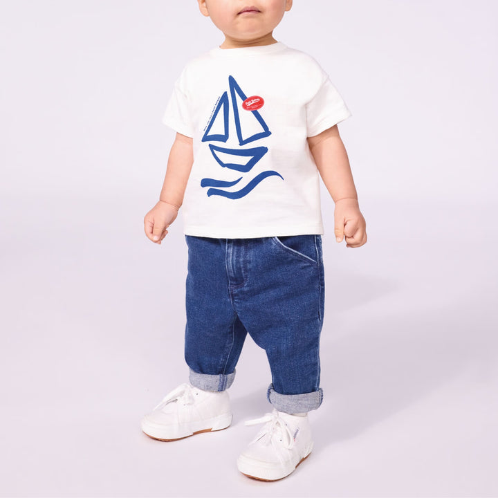 Petit Bateau Baby Boys Blue Jeans