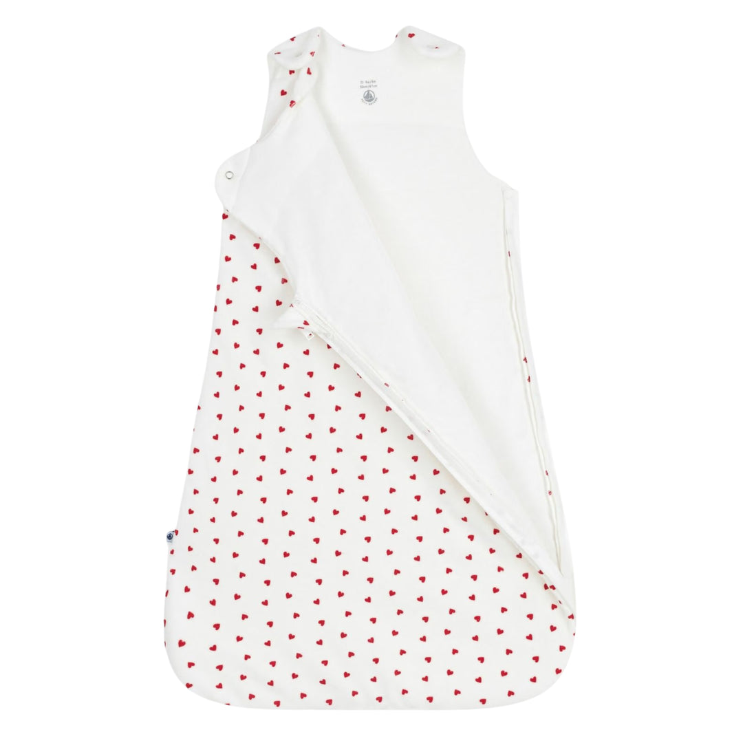 Petit Bateau Baby Hearts Sleeping Bag