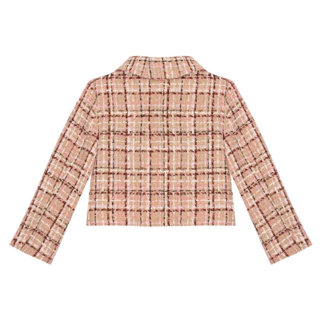 Patachou Blush Pink Tweed Jacket