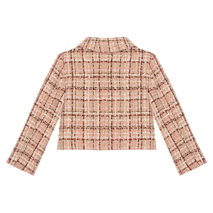 Patachou Blush Pink Tweed Jacket
