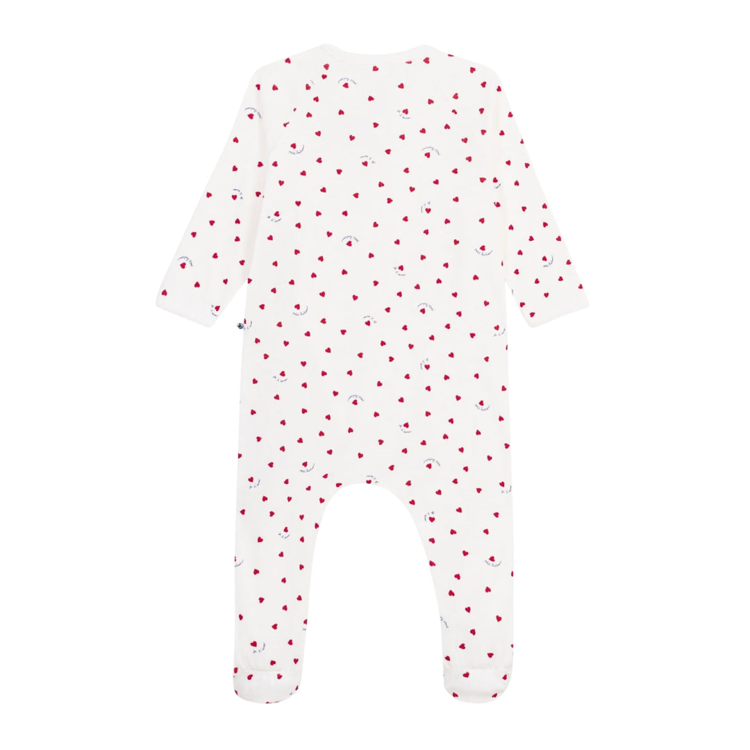 Petit Bateau Baby Small Hearts Pyjama