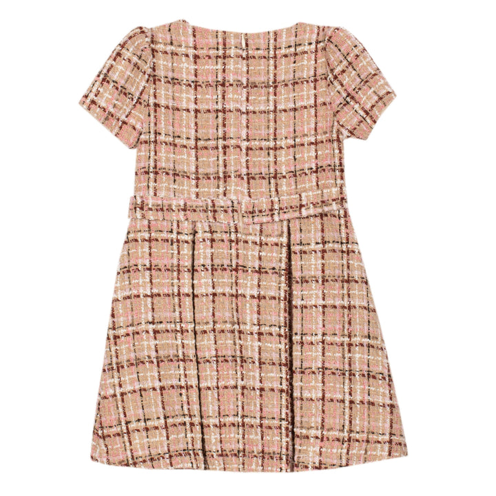 Patachou Blush Tweed Dress