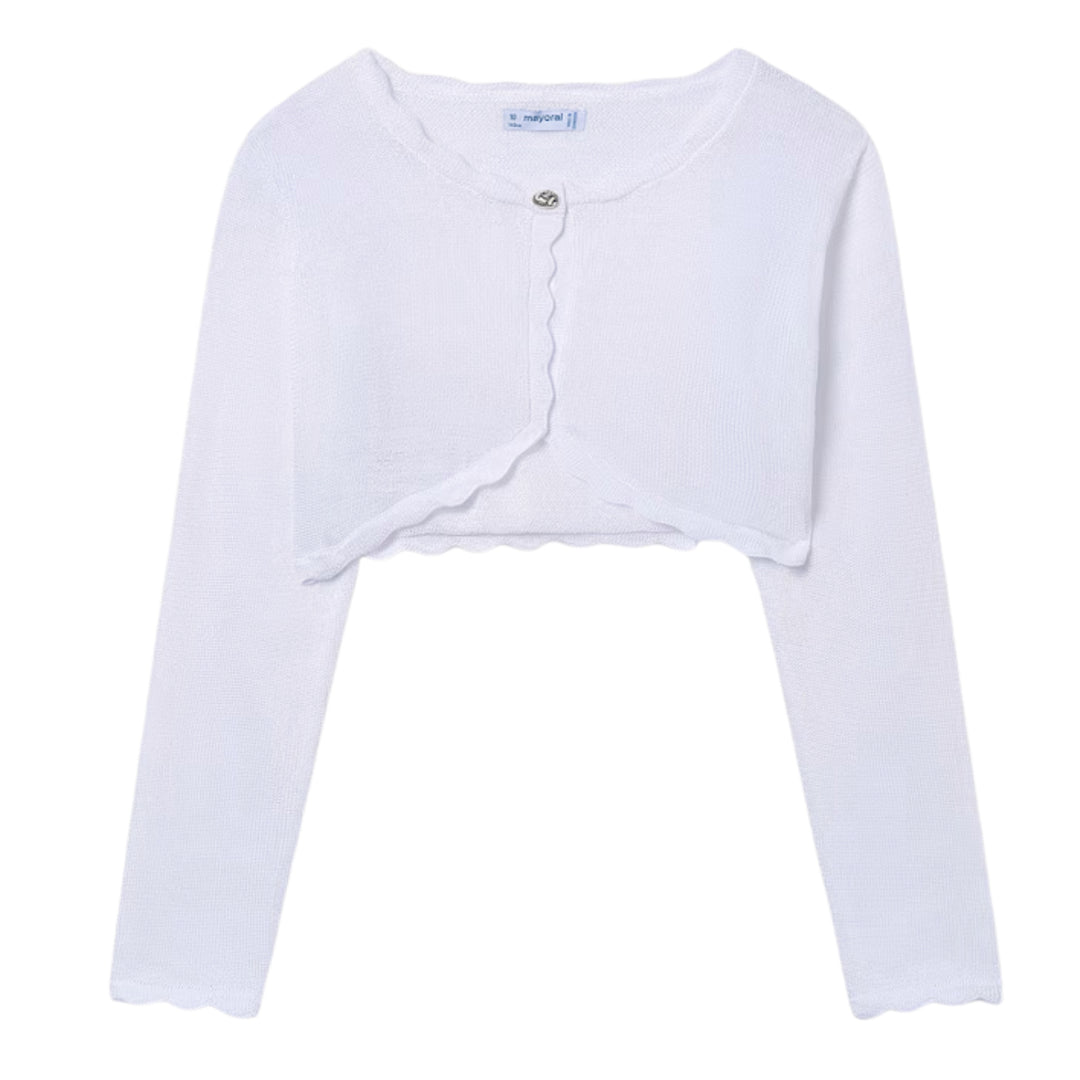 Mayoral White Cardigan